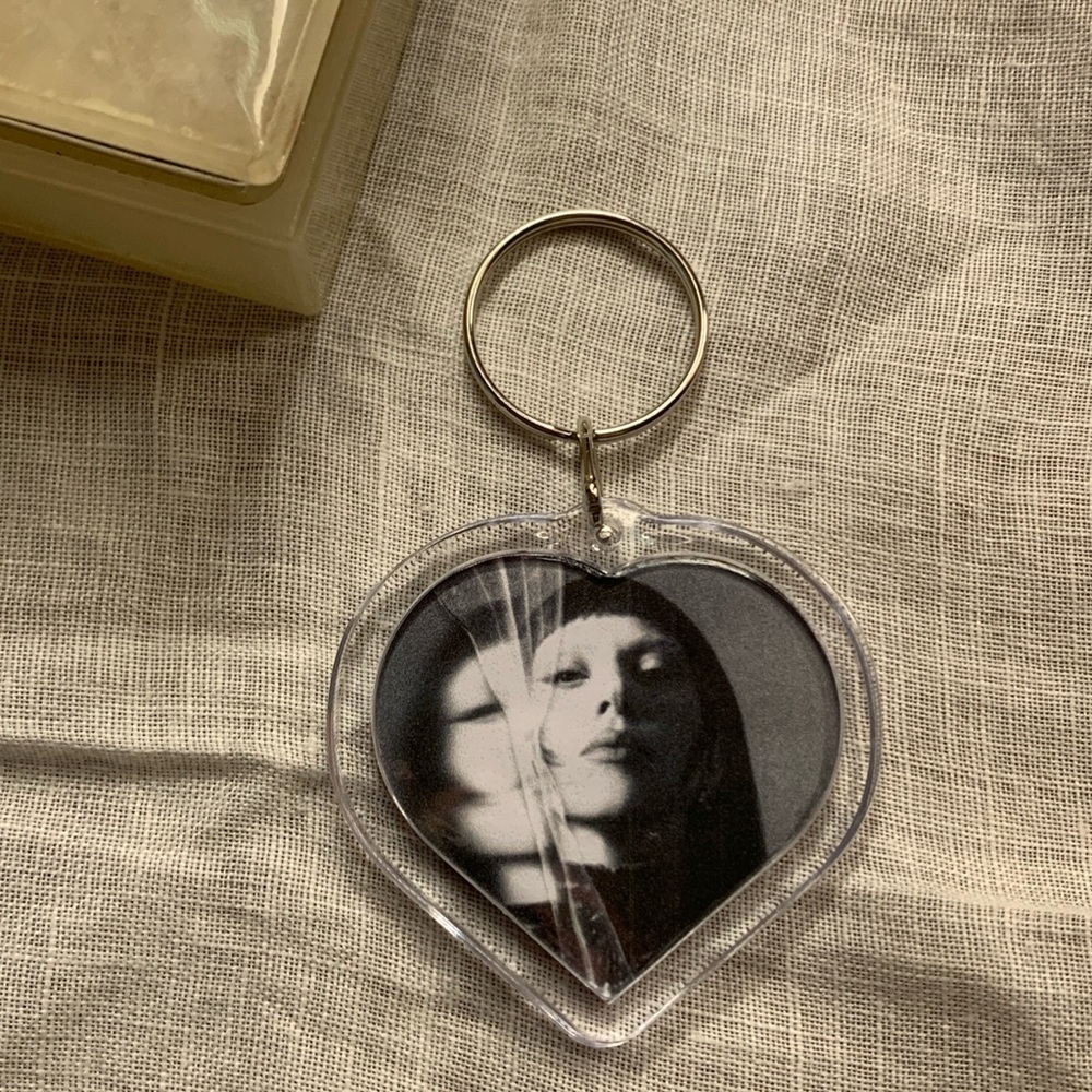 Lady Gaga heart Keychain
